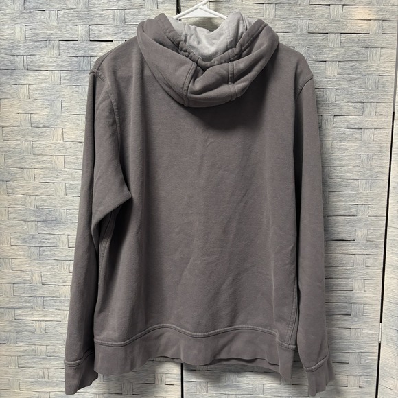 The North Face Gray Hoodie Pullover Mens M Logo Graphic Hooded Sweatshirt - Picture 3 of 7